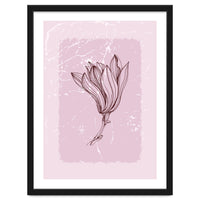 Magnolia Minimal Contemporary Botanical Floral