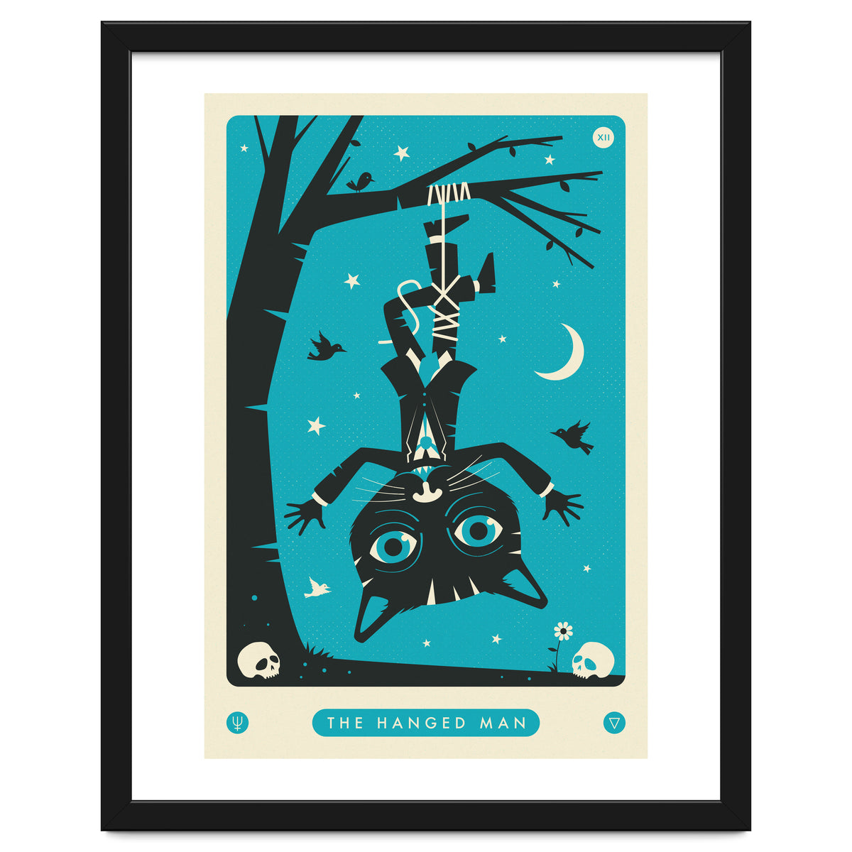 TAROT CARD CAT: THE HANGED MAN