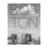 BOSTON Skyline North End & Financial District | Text & Skyline (Print Only) thumbnail