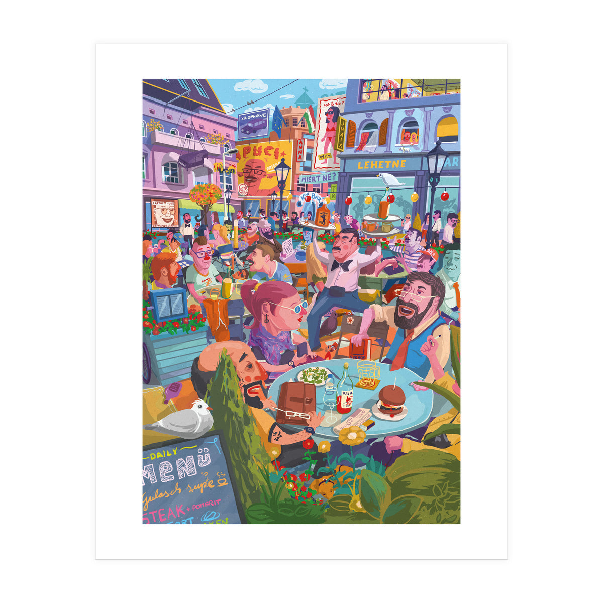 Terrace Budapest (Print Only)