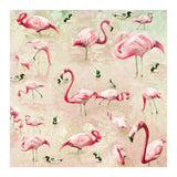 Flamingos Vintage Pink (Print Only) thumbnail