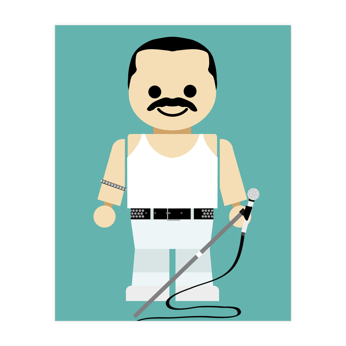 Freddie Mercury Toy (Print Only)