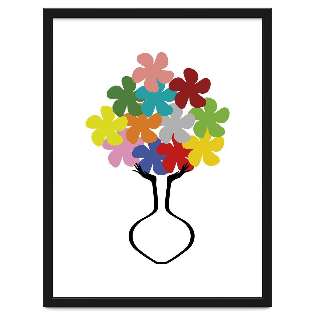 HOLDING SOME FLOWERS