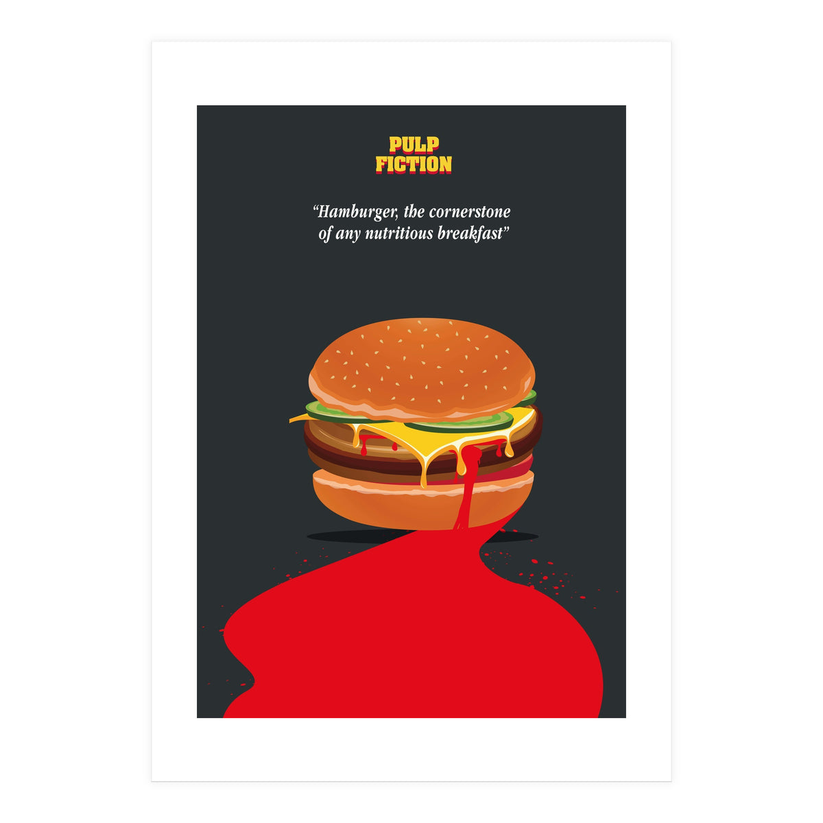 Jules Pulp Fiction movie poster (Print Only)