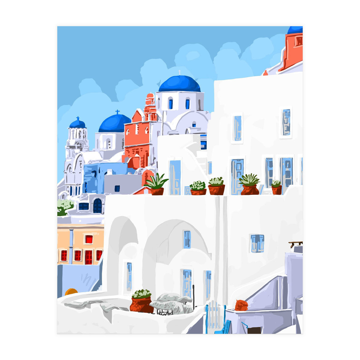 The Santorini Vacay (Print Only)
