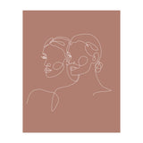 Double woman line-b (Print Only) thumbnail