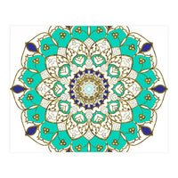 Blue and Gold Mandala (Print Only)