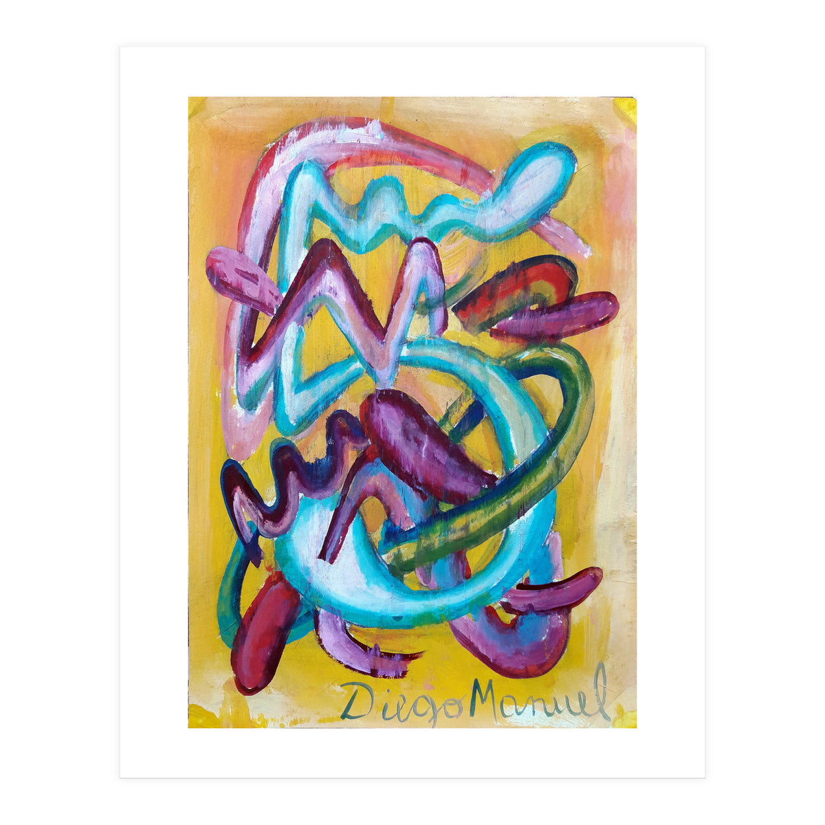 Formas Lenguas Rayos Y El 5 (Print Only)