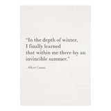 An Invincible Summer By Camus, White (Print Only) thumbnail