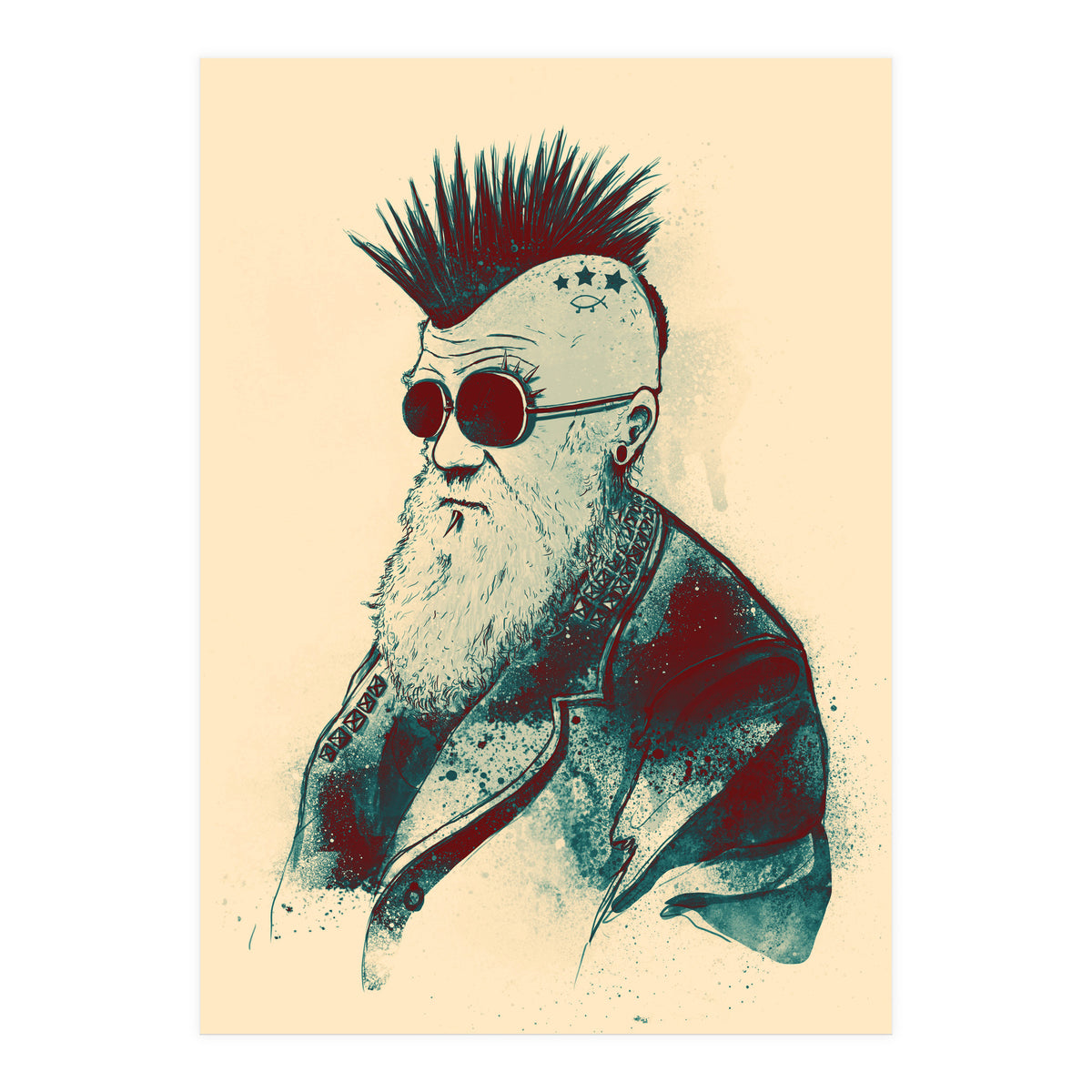 Evolution Of Carles (Print Only)