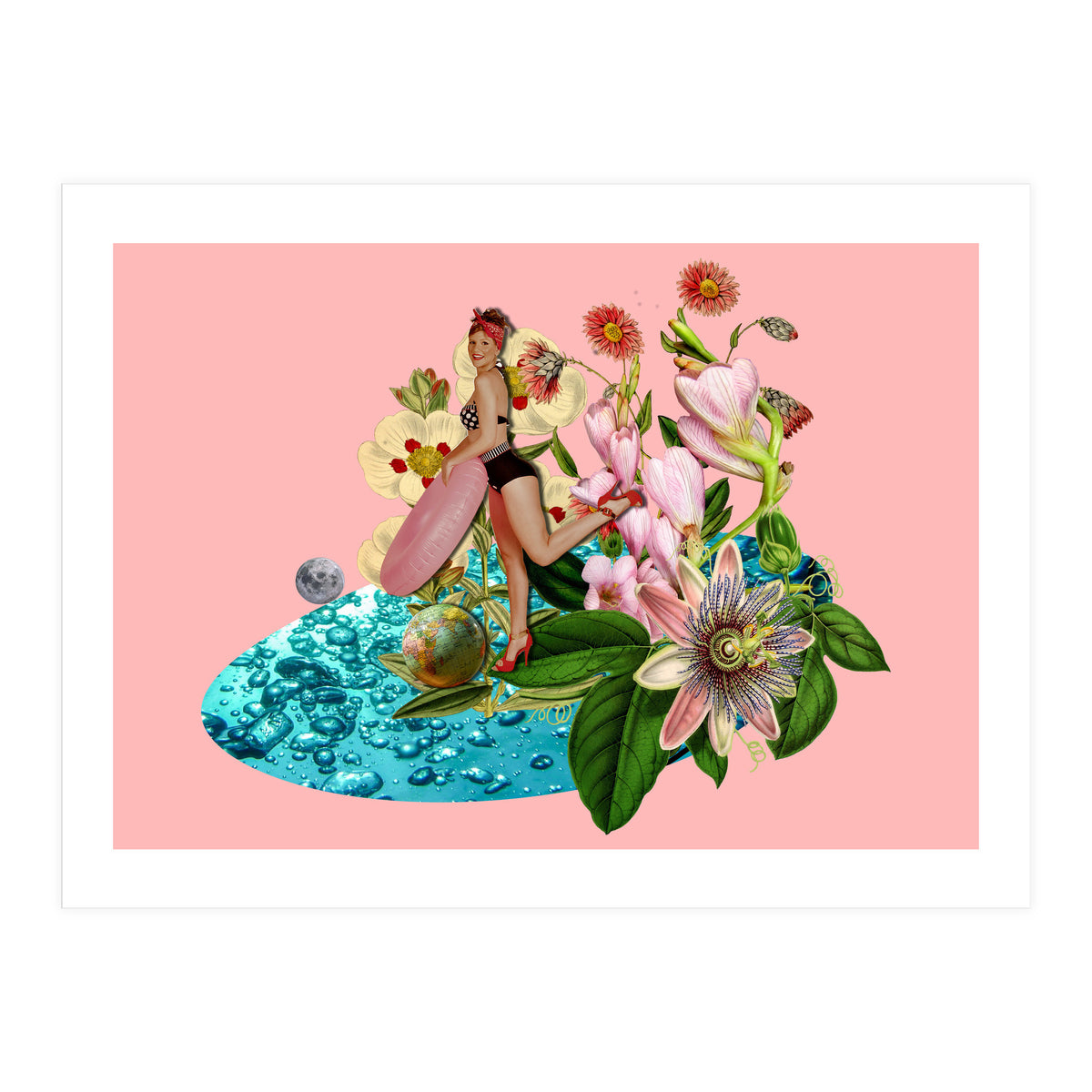 Girl at the Pool (Print Only)