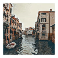 Water Way In Venice (Print Only)