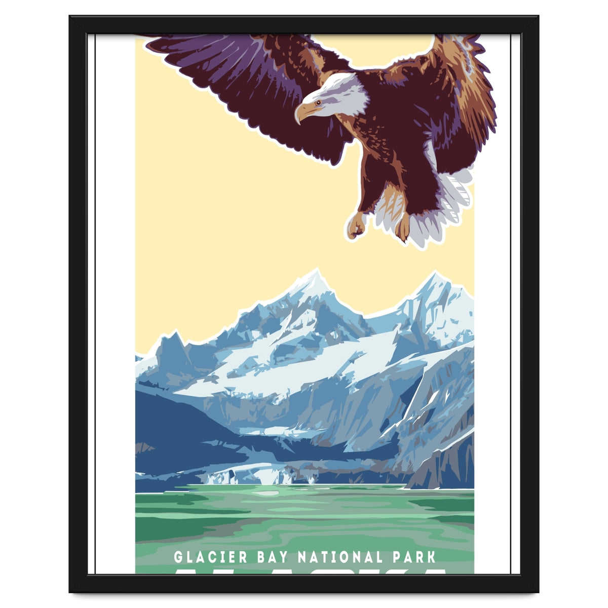 Alaskan Eagle Poster