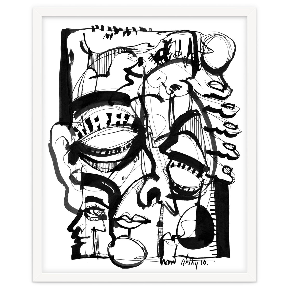 Weird Sensation - b&w