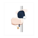Abstract Study Blush and Navy Blue II (Print Only) thumbnail
