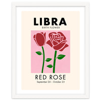 Libra Birth Flower Red Rose