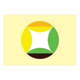 Geometric Shapes No. 21 - yellow, green & orange (Print Only) thumbnail