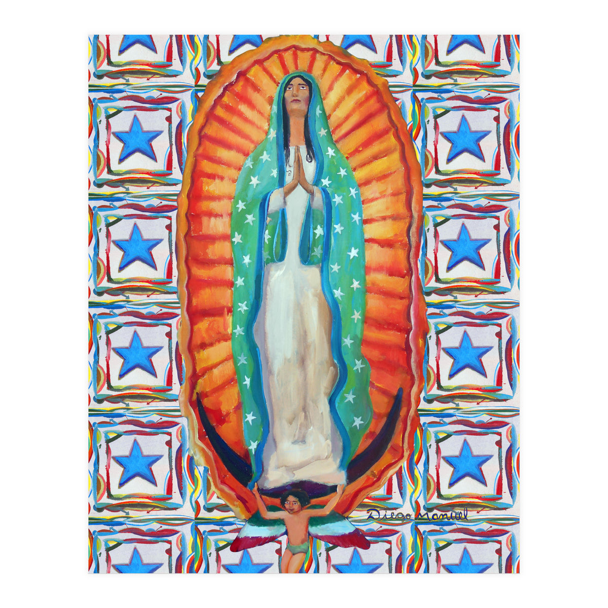 Virgen De Guadalupe 9 (Print Only)