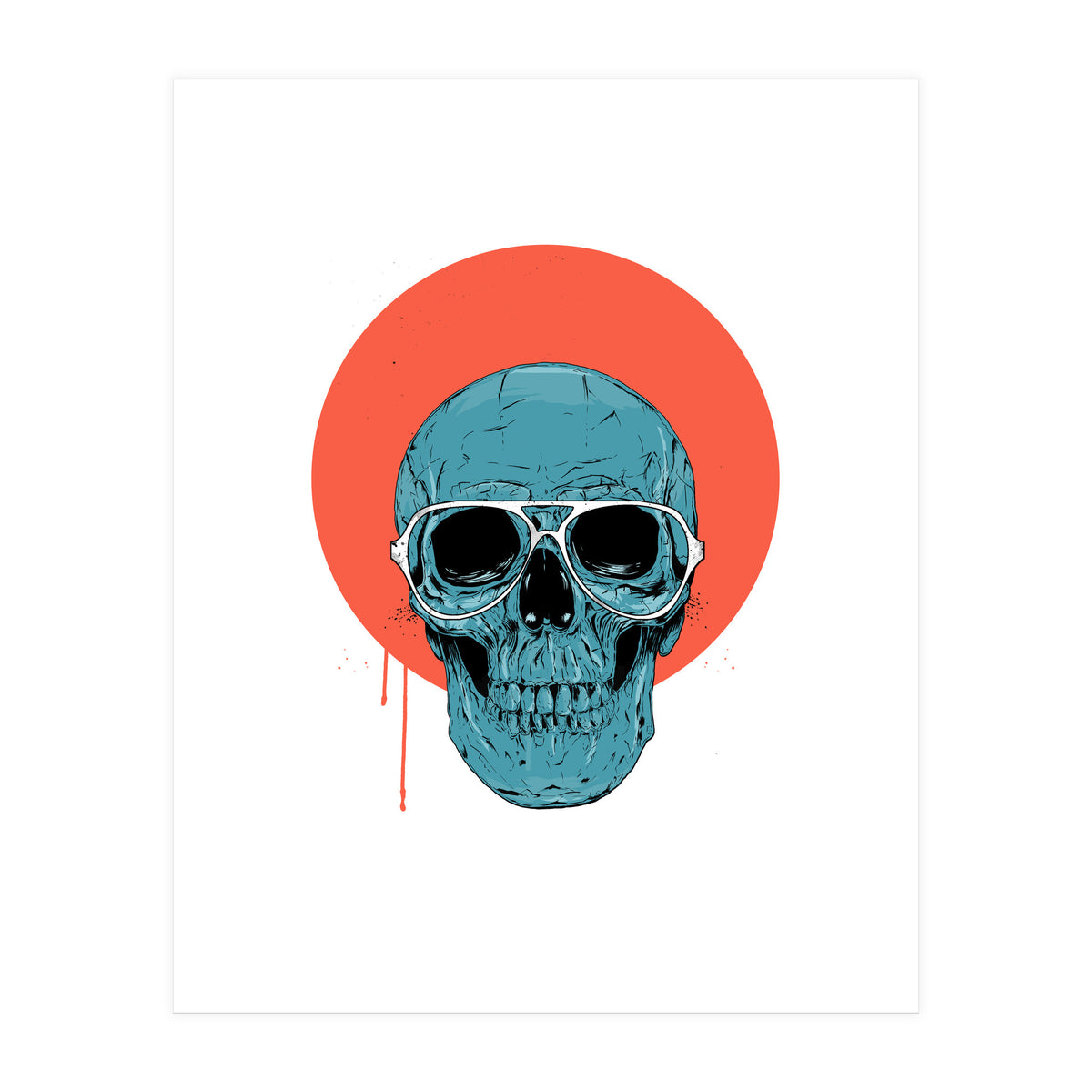 Blue Skull II (Print Only)
