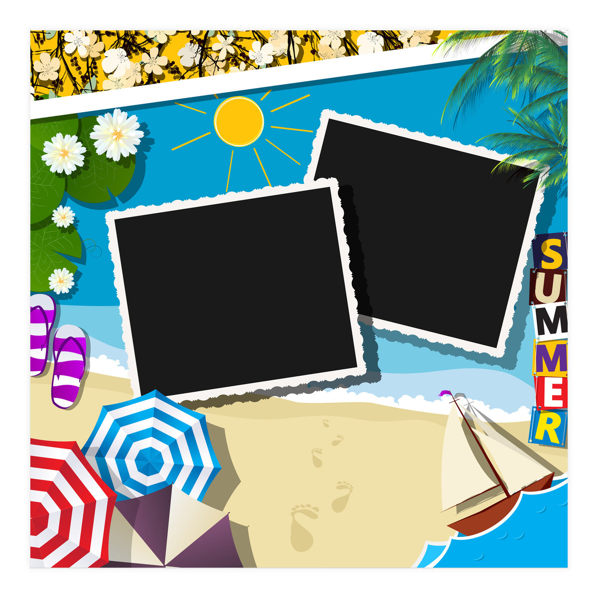 Summer Celebration Collage (Print Only)