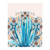Cactus and Moroccan tiles (Print Only) thumbnail