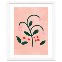 Botanical Pink Flower
