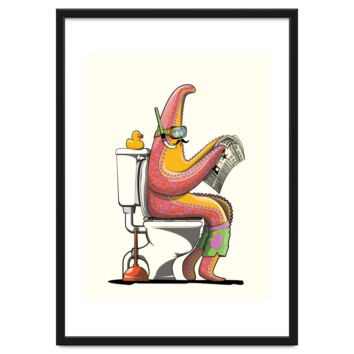 Starfish on the Toilet