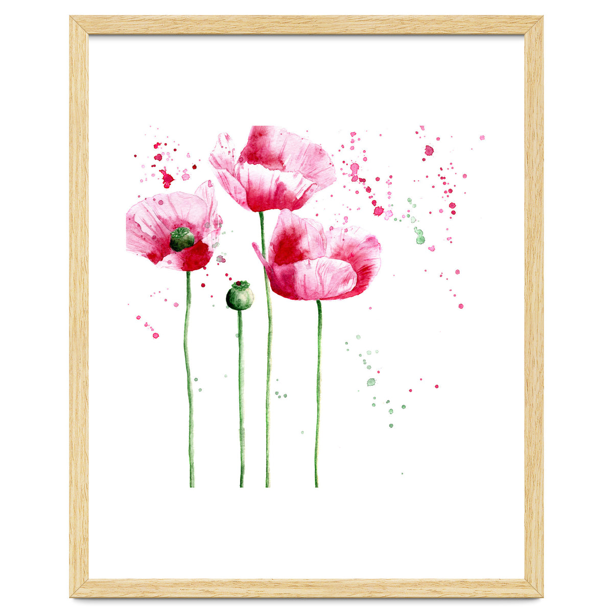 Poppies || watercolor