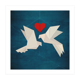 Origami love birds (Print Only) thumbnail