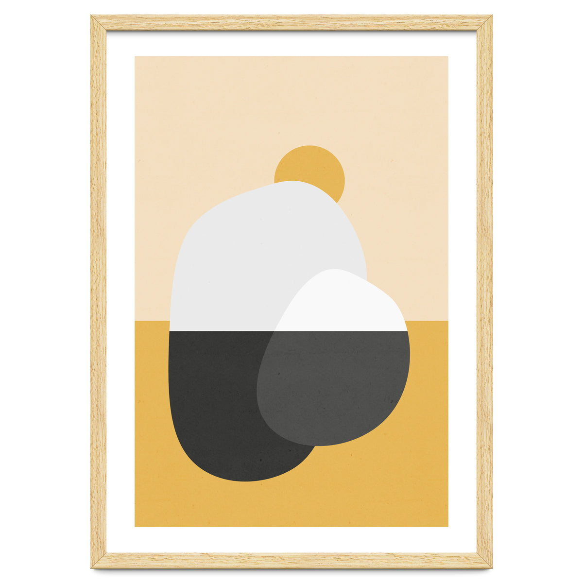 Abstract Boulders - Golden Desert