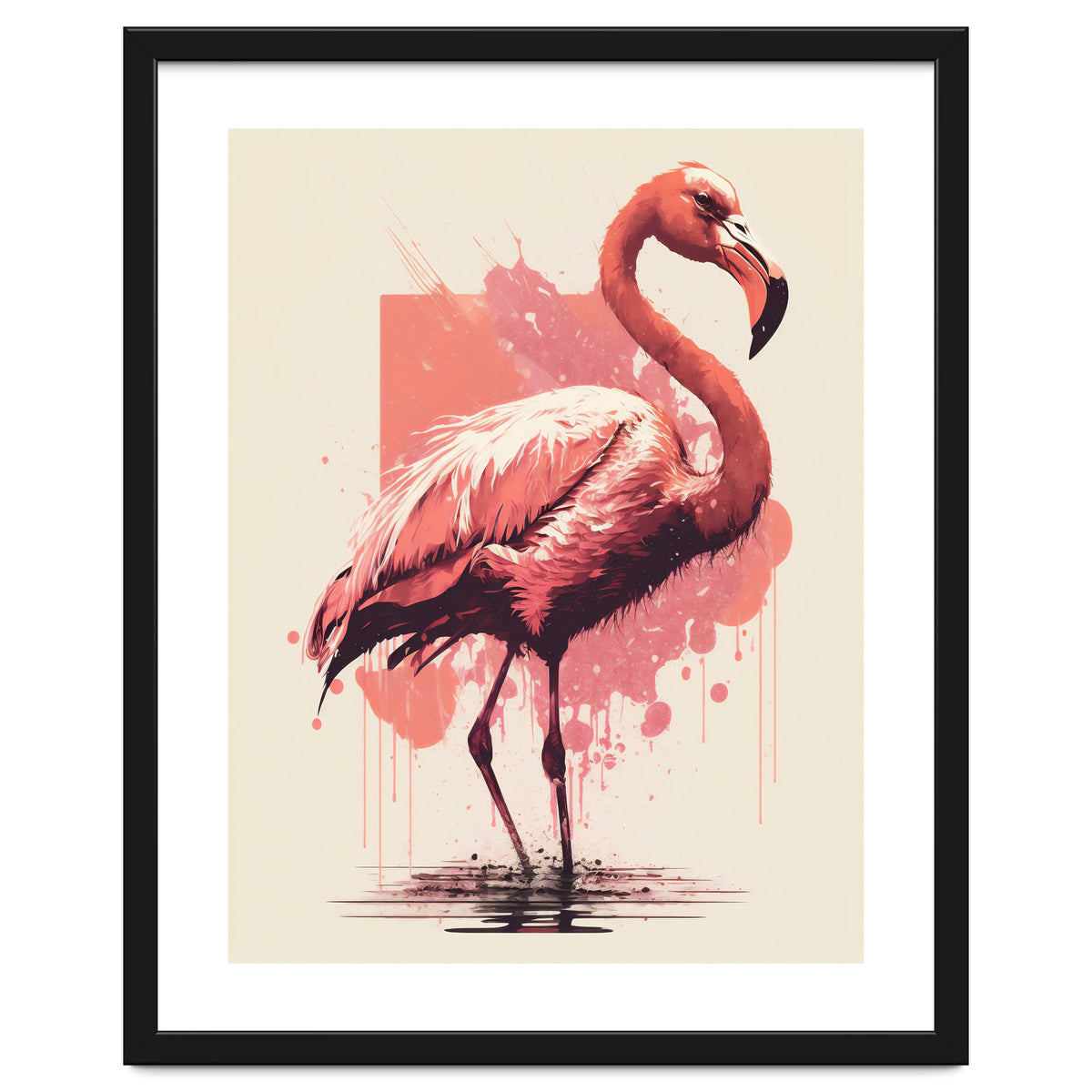 Flamingo Painting
