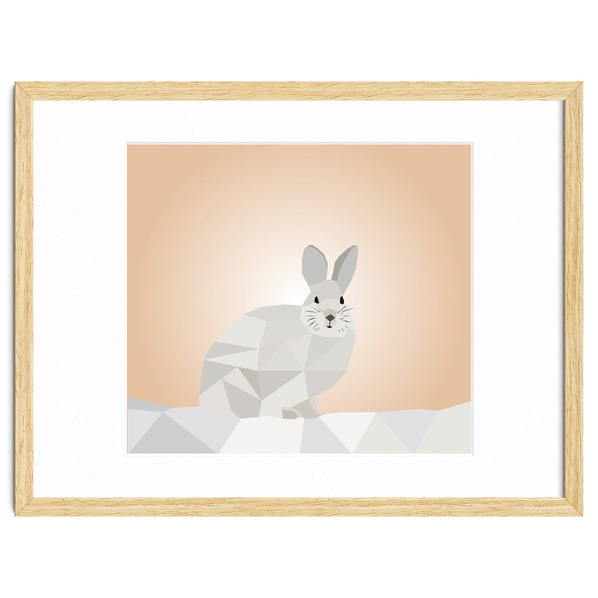 Rabbit Low Poly Art