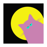Full Moon Lilac Cat  (Print Only) thumbnail