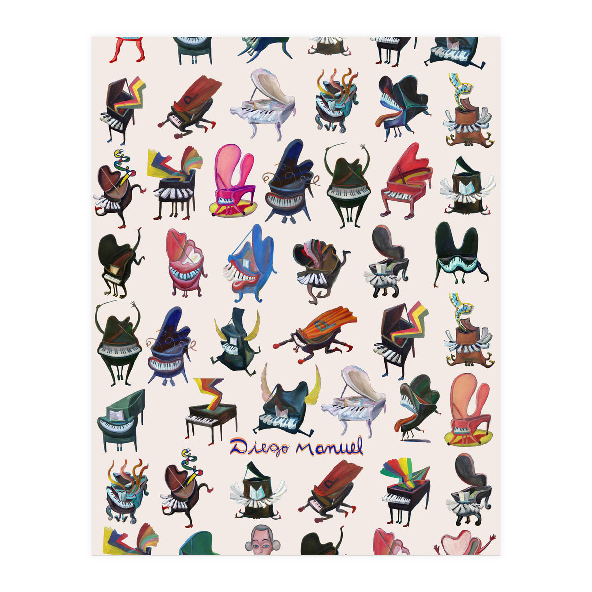 Pianos Pianos (Print Only)