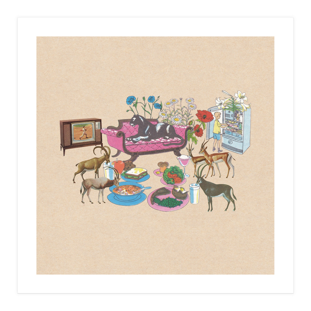 Black Panther And Friends (Print Only)