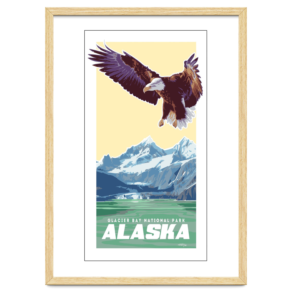 Alaskan Eagle Poster