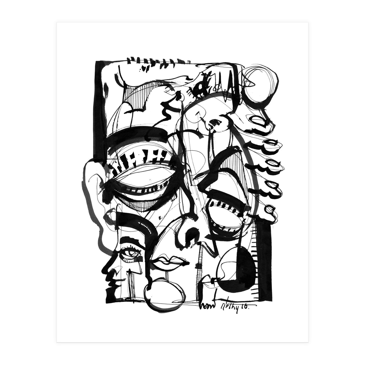 Weird Sensation - b&w (Print Only)