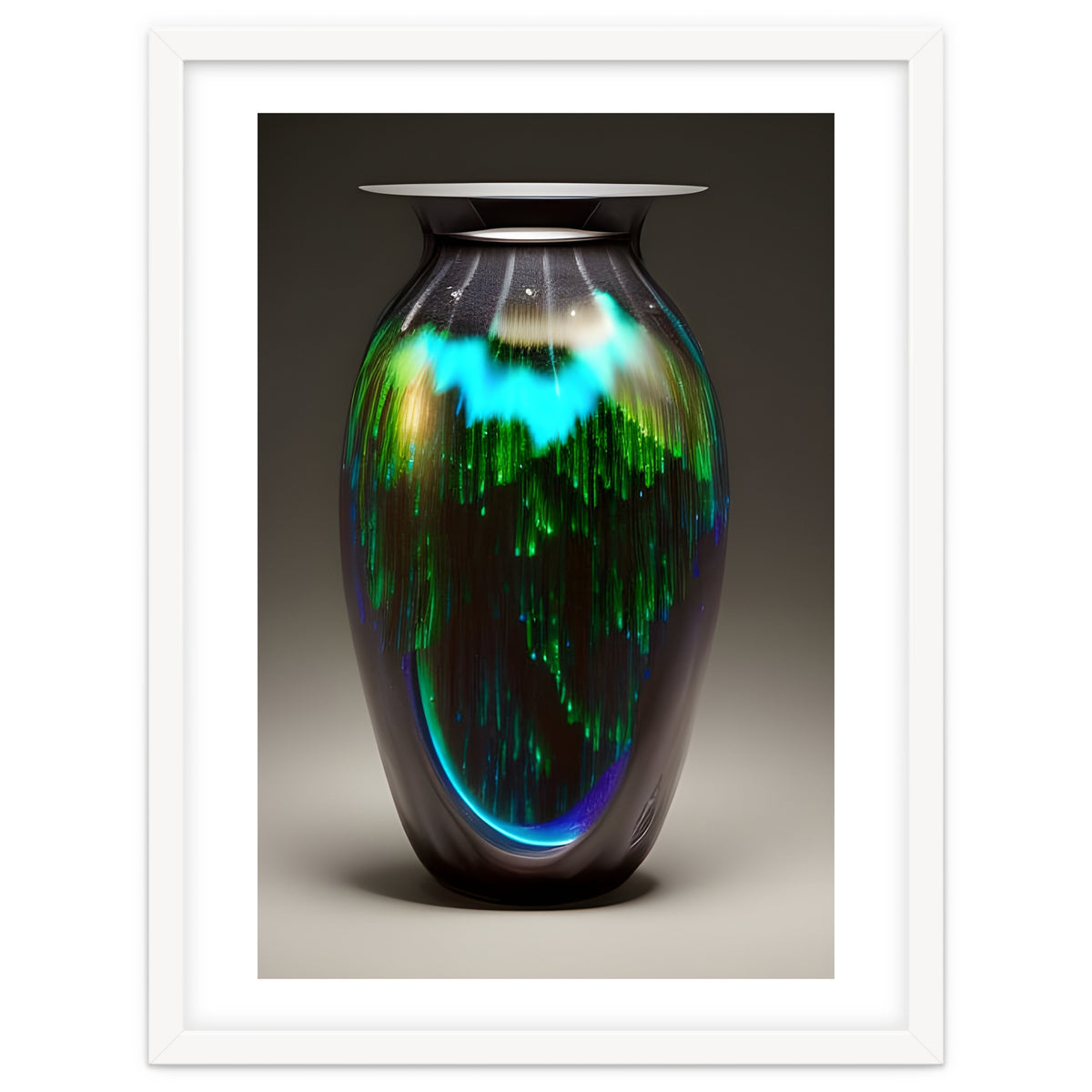 Antique Cosmic Vase Digital AI Art