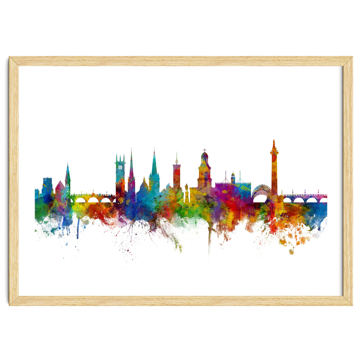 Shrewsbury England Skyline