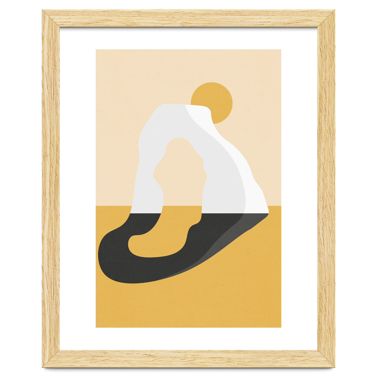 Abstract Arch - Golden Desert