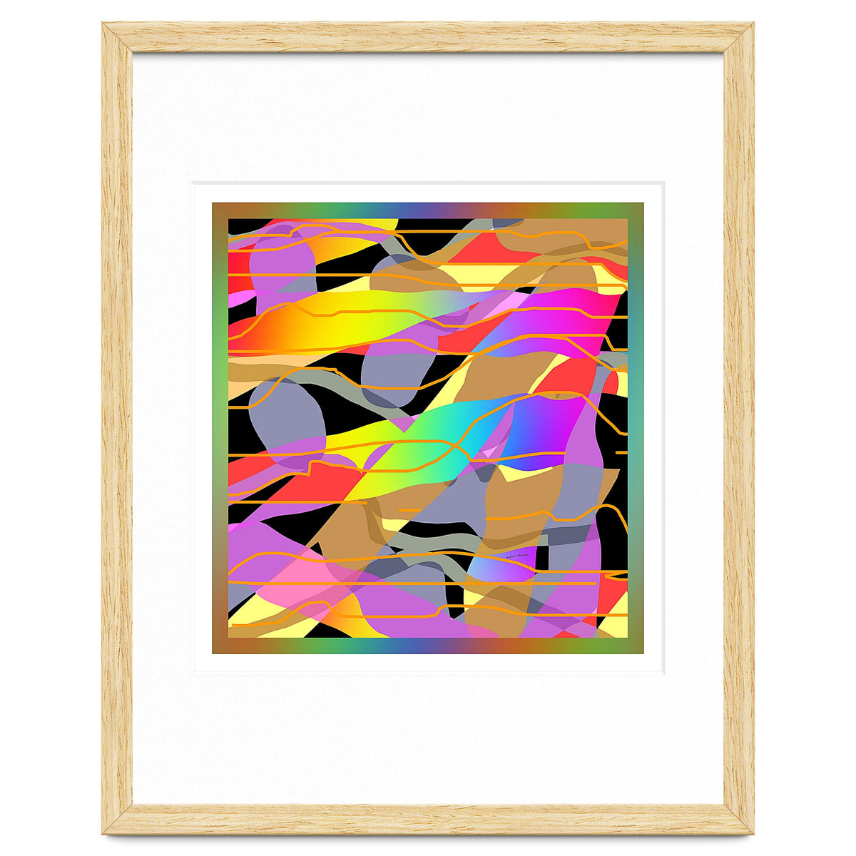 ABSTRACT COLOR BANDS