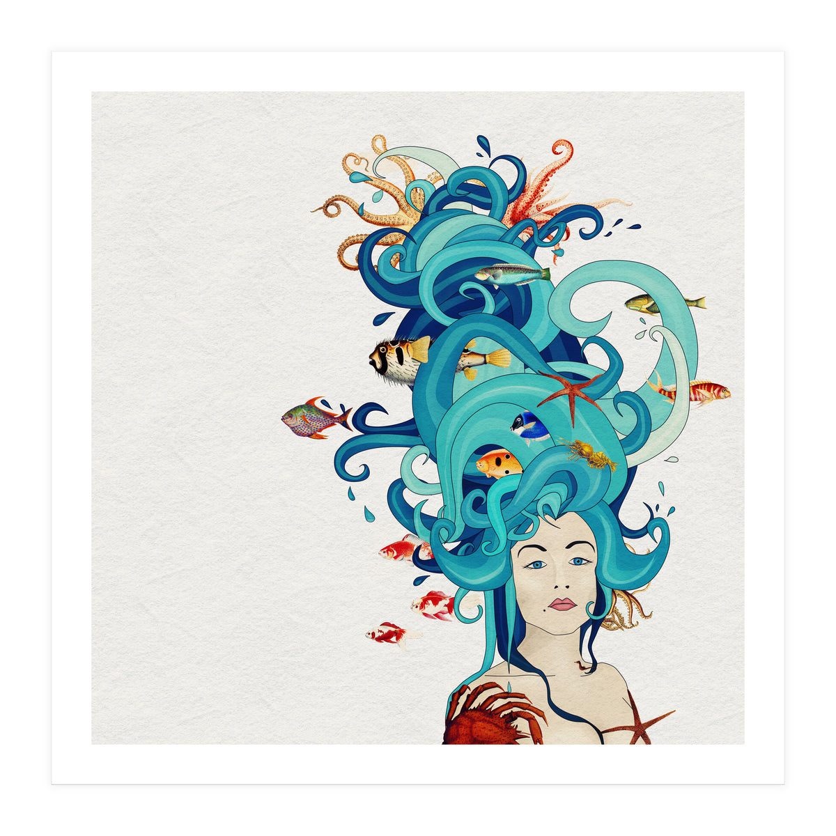 Rococo: The Mermaid (Print Only)