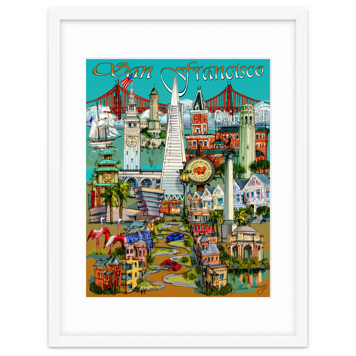 San Francisco Illustration