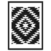 Urban Tribal Pattern No.14 - Aztec - Black Concrete