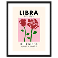 Libra Birth Flower Red Rose