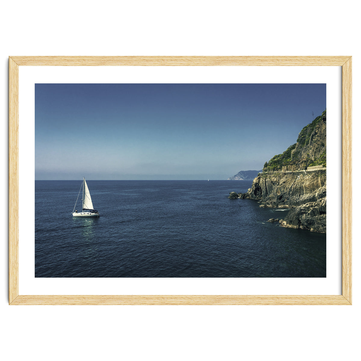 Cinque Terre Blue Sea