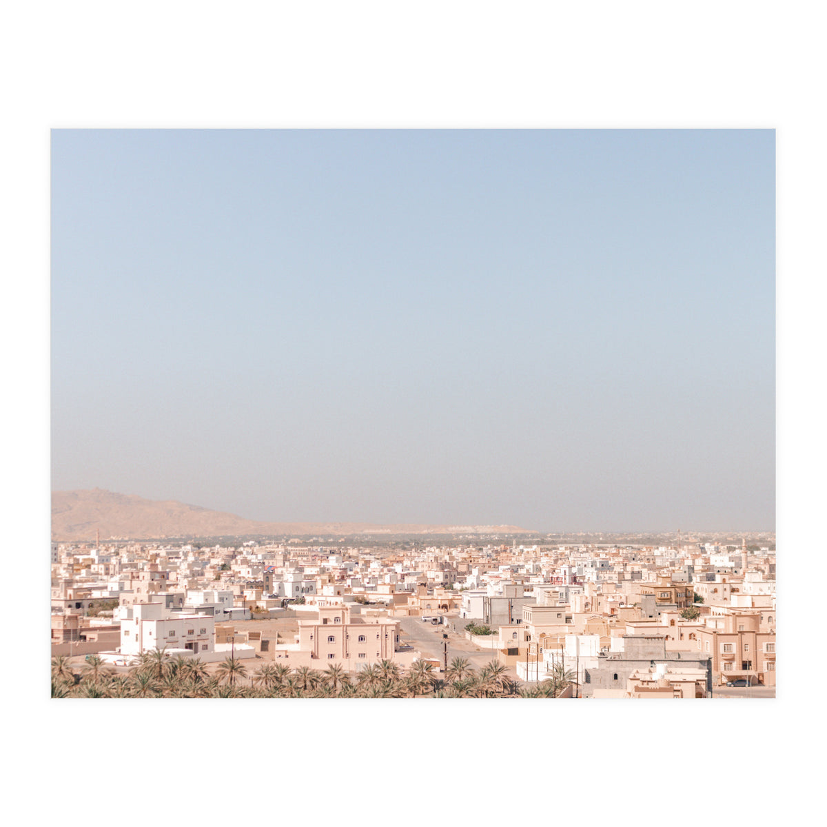 Oman, Middle East City View (Print Only)