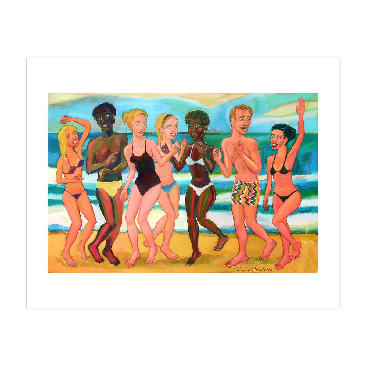 Fiesta En La Playa 8 (Print Only)