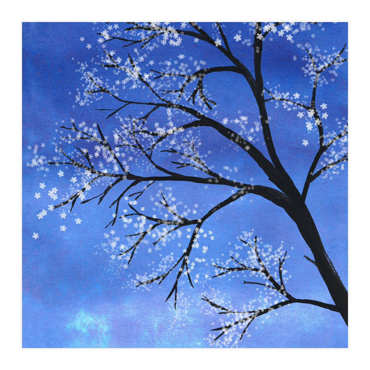 Tree in bloom  (Print Only)