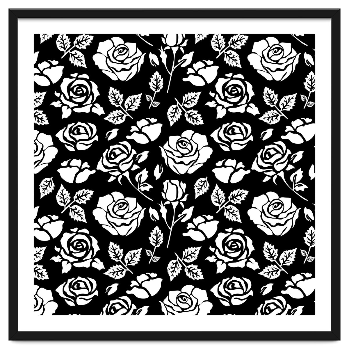 White Rose #illustration #pattern